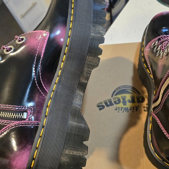 JADON MAX Distressed Leather Platform Boot Fondant Pink Women's Size 5 US NEW - Picture 10 of 16